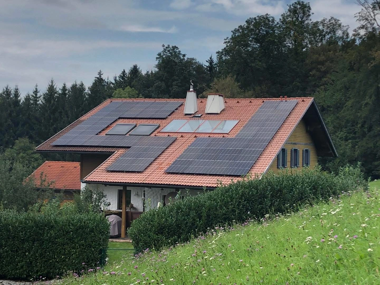 20 kWp Photovoltaikanlage auf einem Einfamilienhaus in Tulln