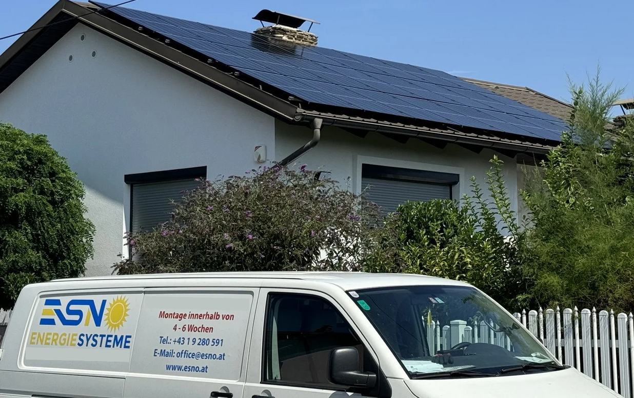 20 kWp Photovoltaikanlage von ESNO in Maria Anzbach